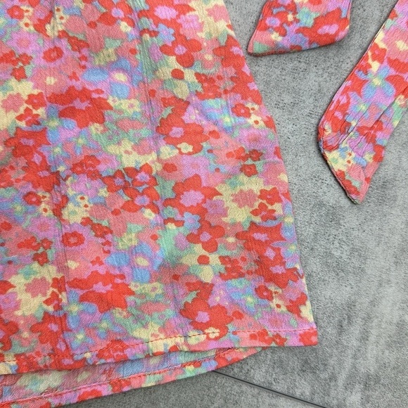 🔆BILLABONG🔆 ALL FOR YOU 2 WRAP DRESS adjustable, beach, activewear, floral - Picture 9 of 13